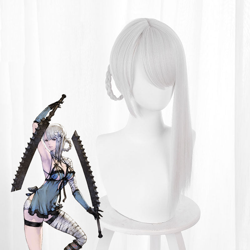 NIER Replicant Gestalt Kaine Silver Cosplay Wig