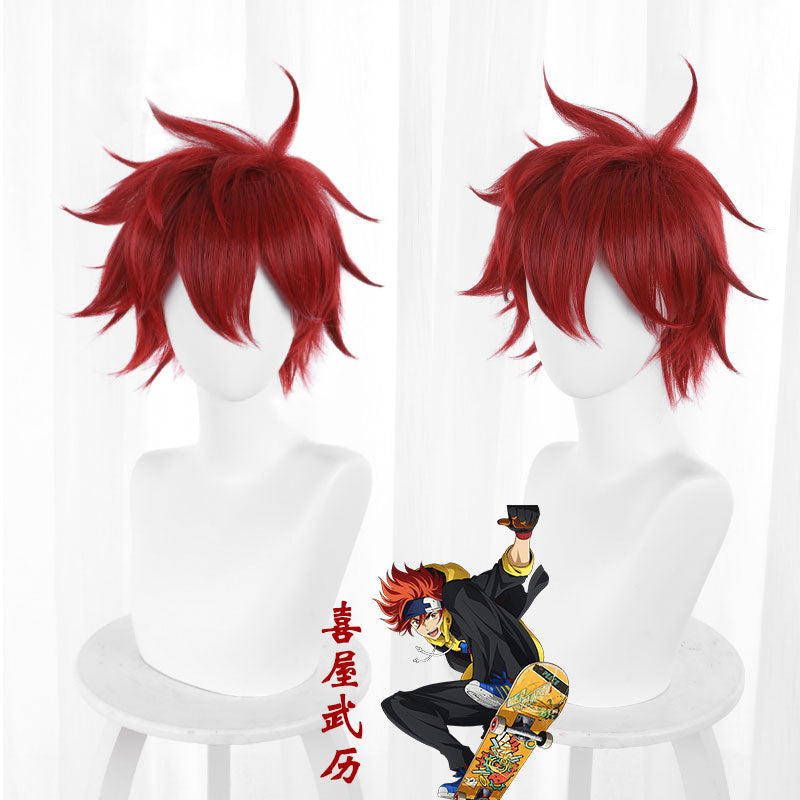 SK8 the Infinity SK∞ Kyan Reki Red Cosplay Wig