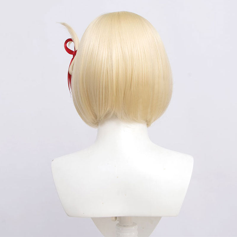 Lycoris Recoil Chisato Nishikigi Golden Cosplay Wig