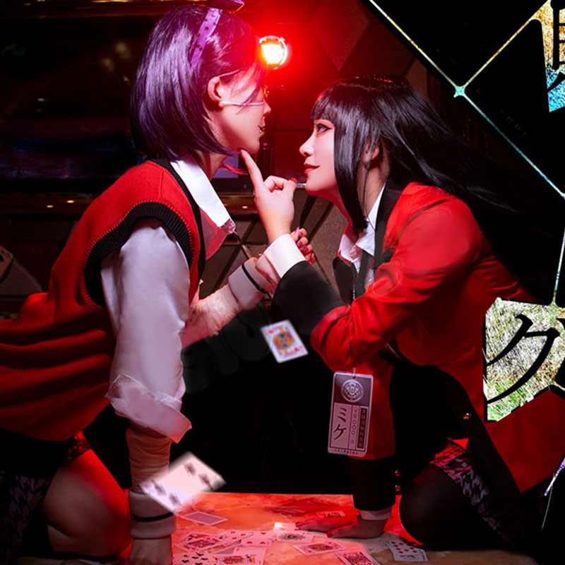 Kakegurui Compulsive Gambler Midari Ikishima Halloween Cosplay Costume