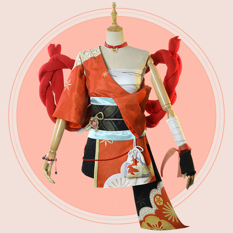 Genshin Impact Yoimiya Halloween Cosplay Costume