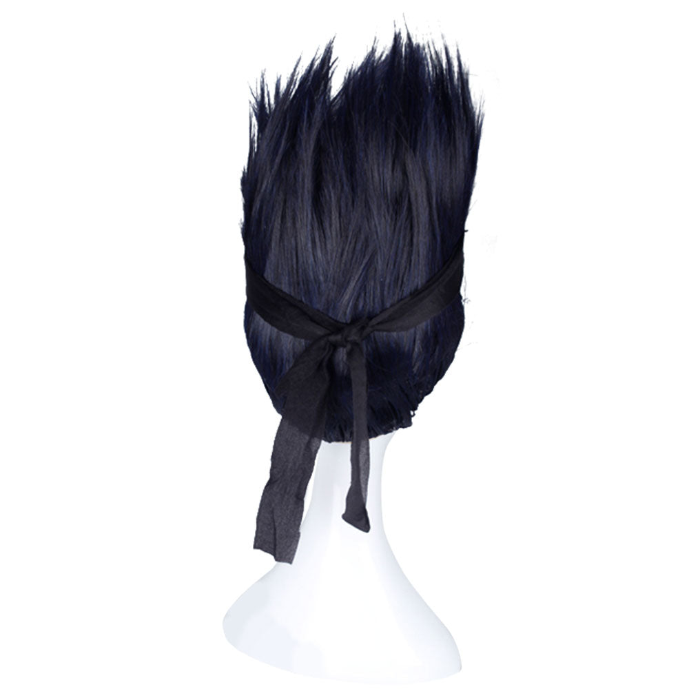 Kisame Hoshigaki from Naruto Halloween Black Blue Cosplay Wig