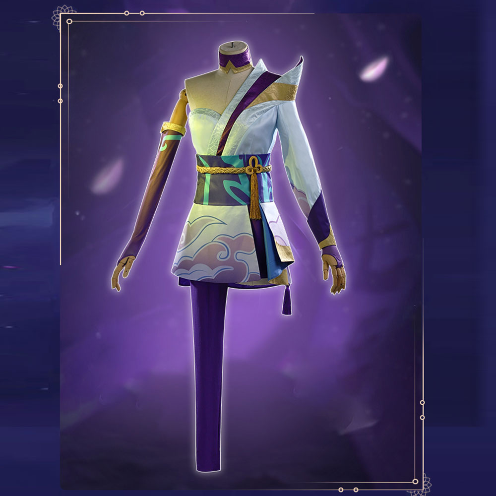 League of Legends LOL Spirit Blossom Riven Cosplay Costume
