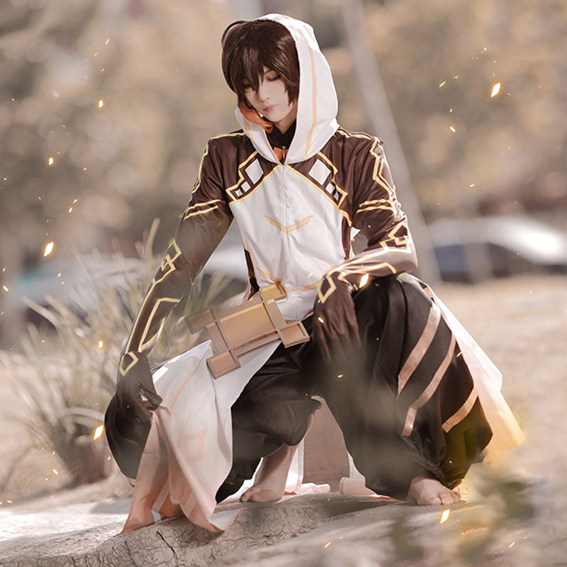 Genshin Impact Morax Zhongli Cosplay Costume