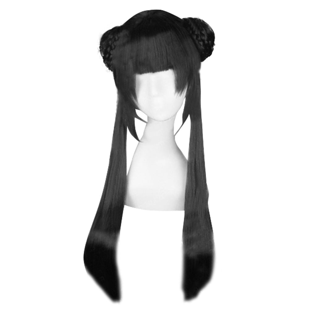 Cardcaptor Sakura Meiling Li Black Cosplay Wig