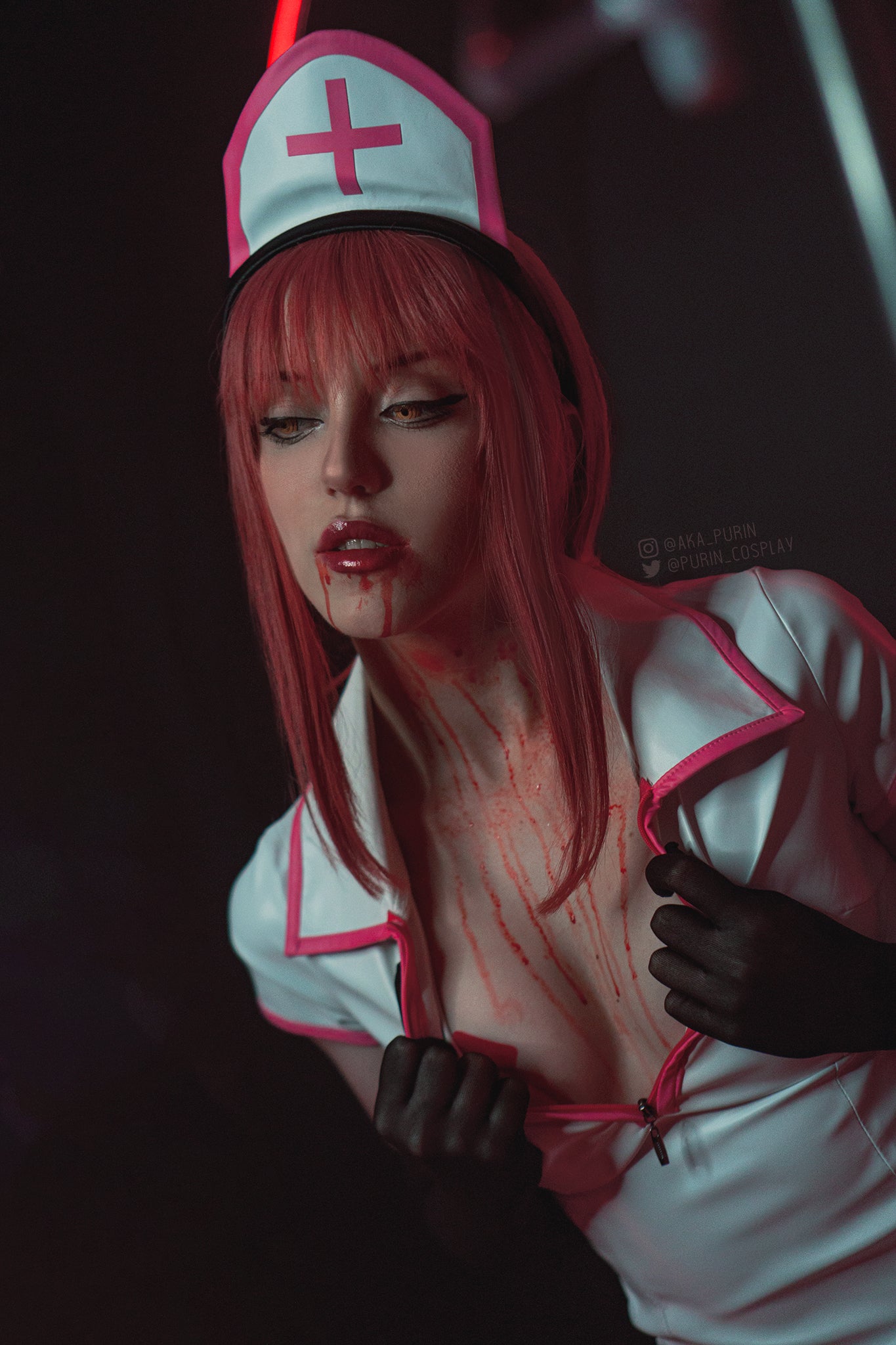 Chainsaw Man Power Makima Nurse Cosplay Costume