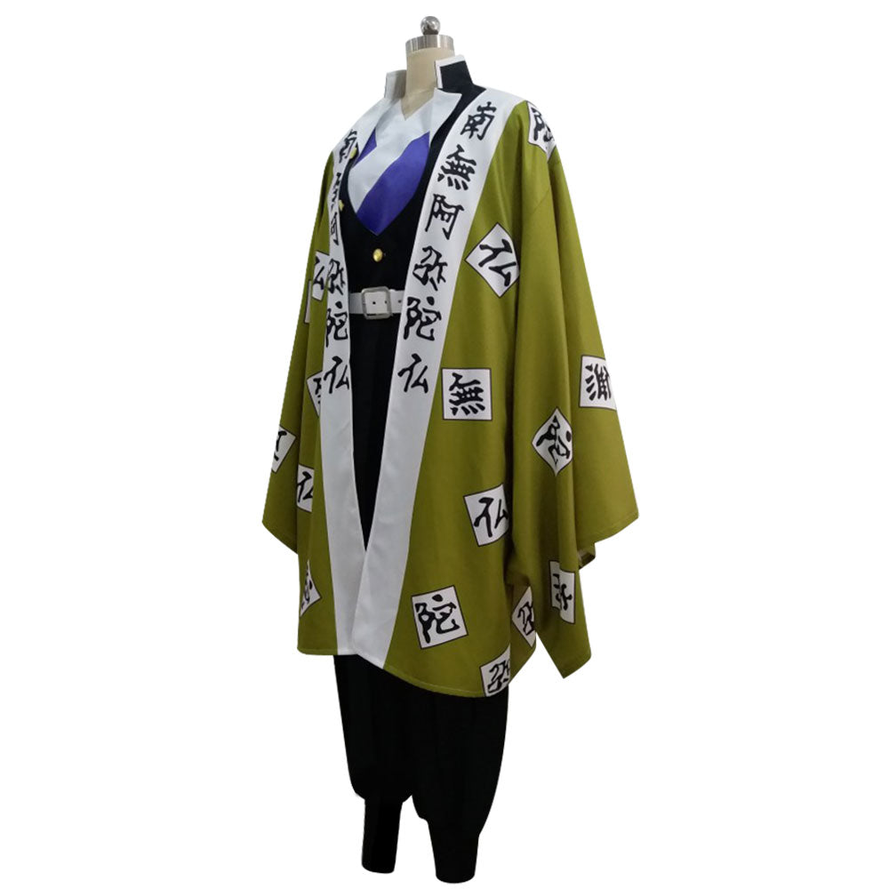 Kimetsu from Demon Slayer No Yaiba Gyomei Himejima Cosplay Costume