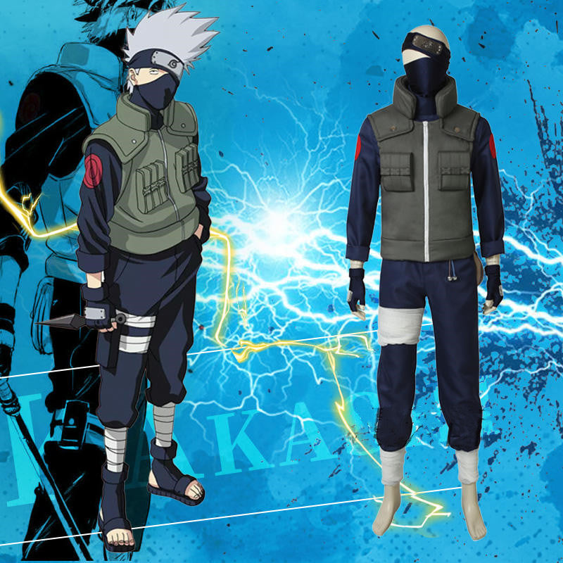 Kakashi Hatake from Naruto Halloween Cosplay Costume