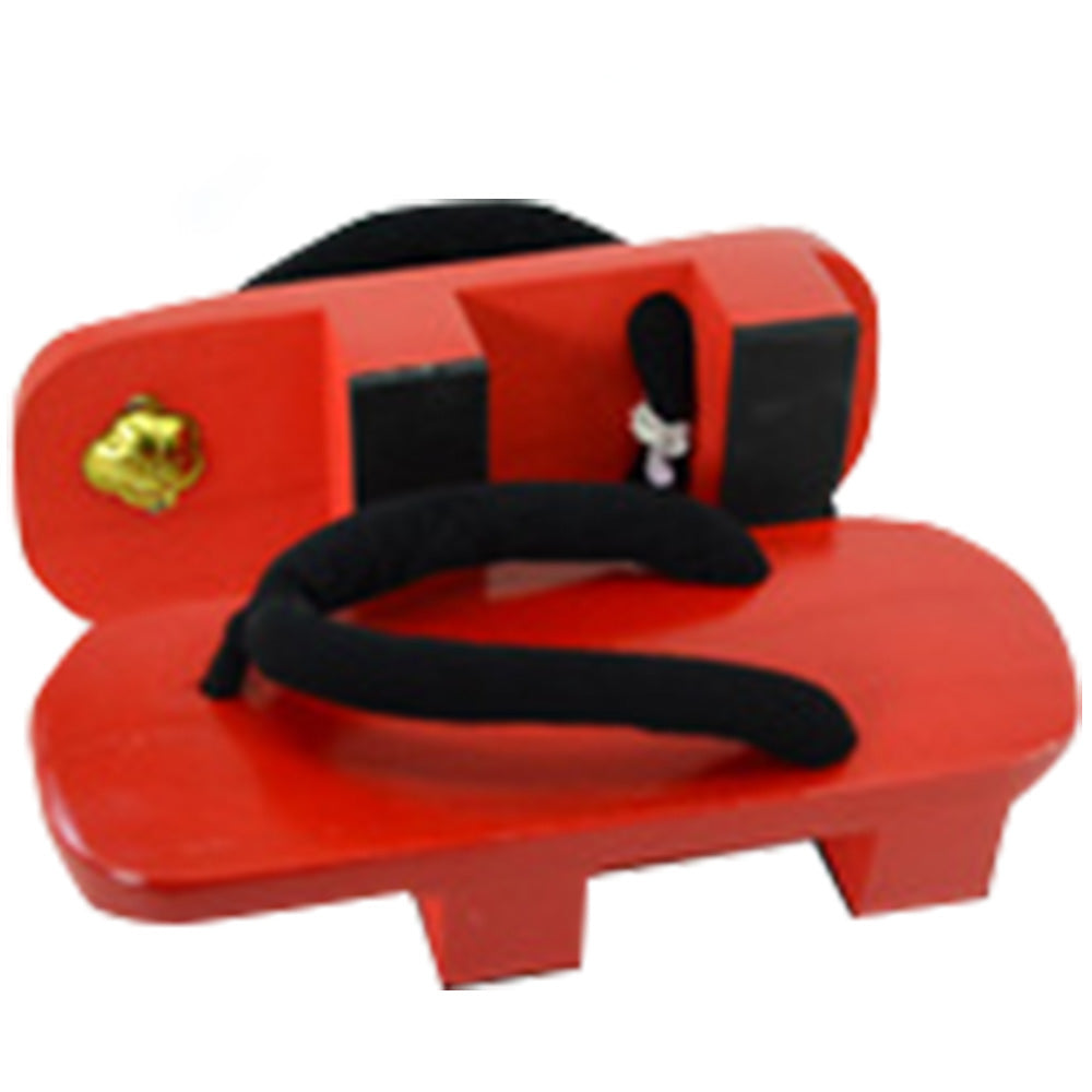 Shippuuden Jiraiya from Naruto Halloween Red Cosplay Shoes