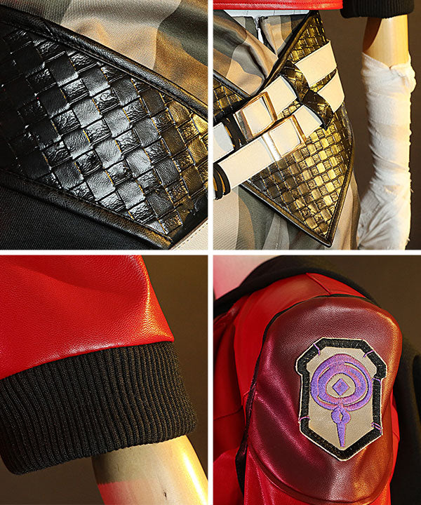 League of Legends LOL Arcane Vi Leather Version Game Cosplay Costume