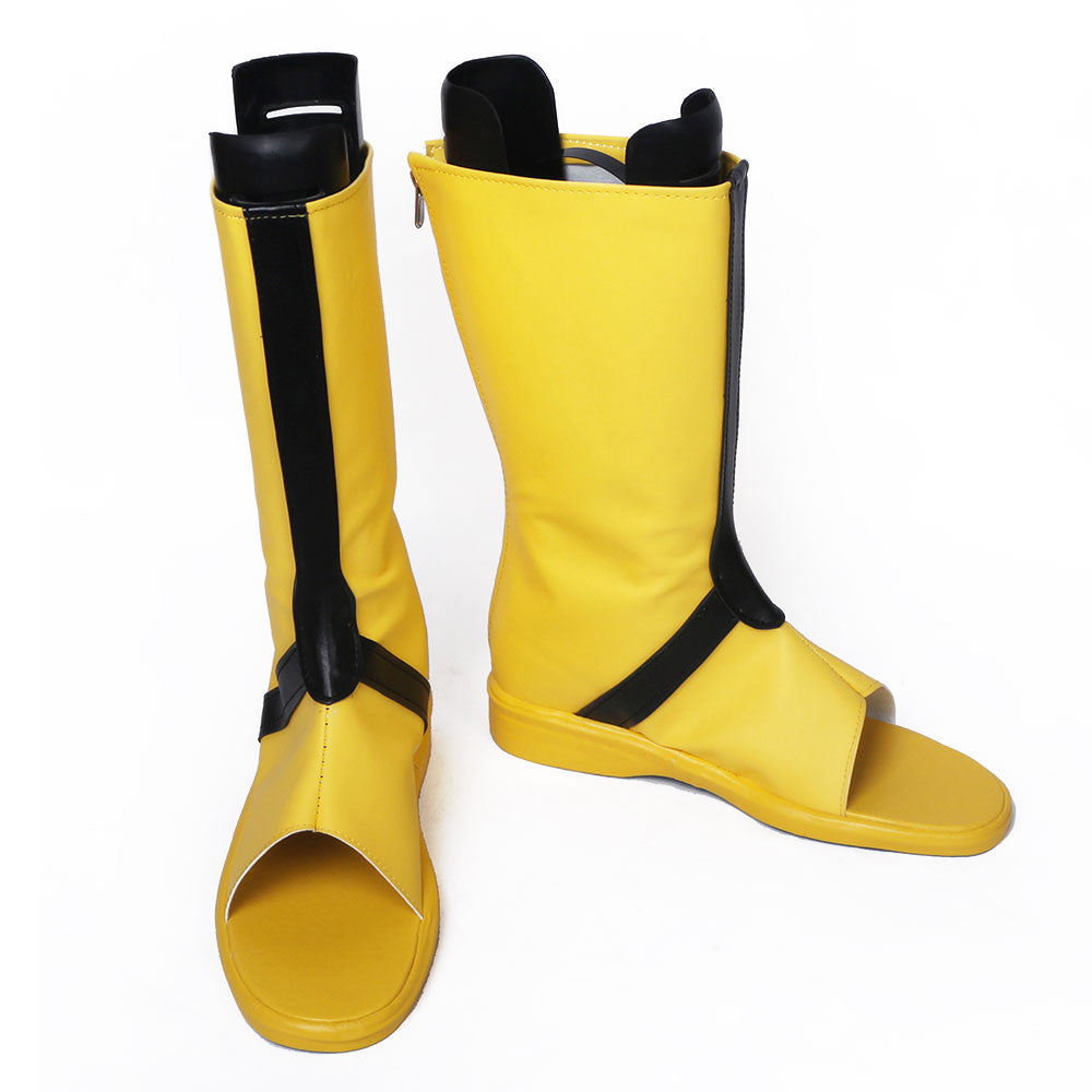 Uzumaki Naruto Nine-Tails Bijuu Mode from Naruto Halloween Golden Shoes Cosplay Boots
