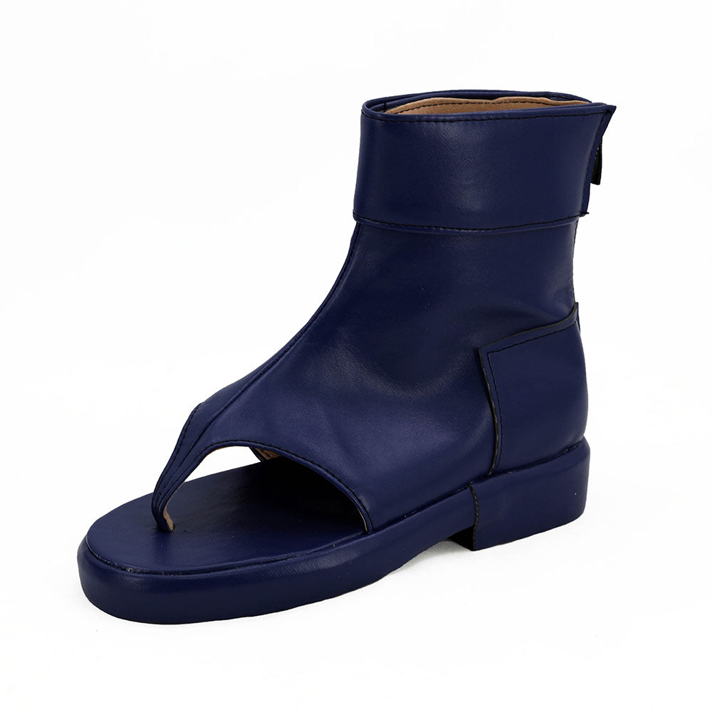 Young Tsunade from Naruto Halloween Blue Cosplay Shoes