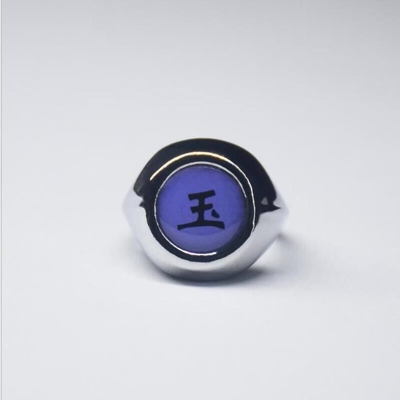 Akatsuki Itachi Uchiha Pain Pein Sasori Orochimaru Kakuzu Konan Kisame Hoshigaki Deidara Hidan from Naruto Halloween Ring Cosplay Accessory Prop