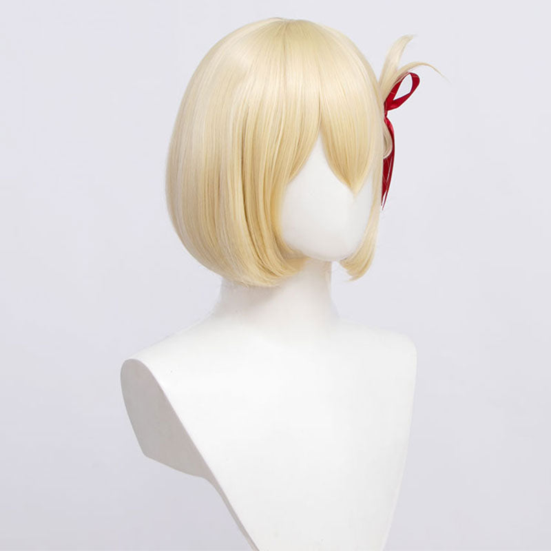 Lycoris Recoil Chisato Nishikigi Golden Cosplay Wig