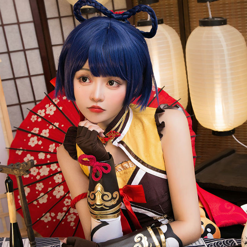 Genshin Impact Xiangling Halloween Cosplay Costume