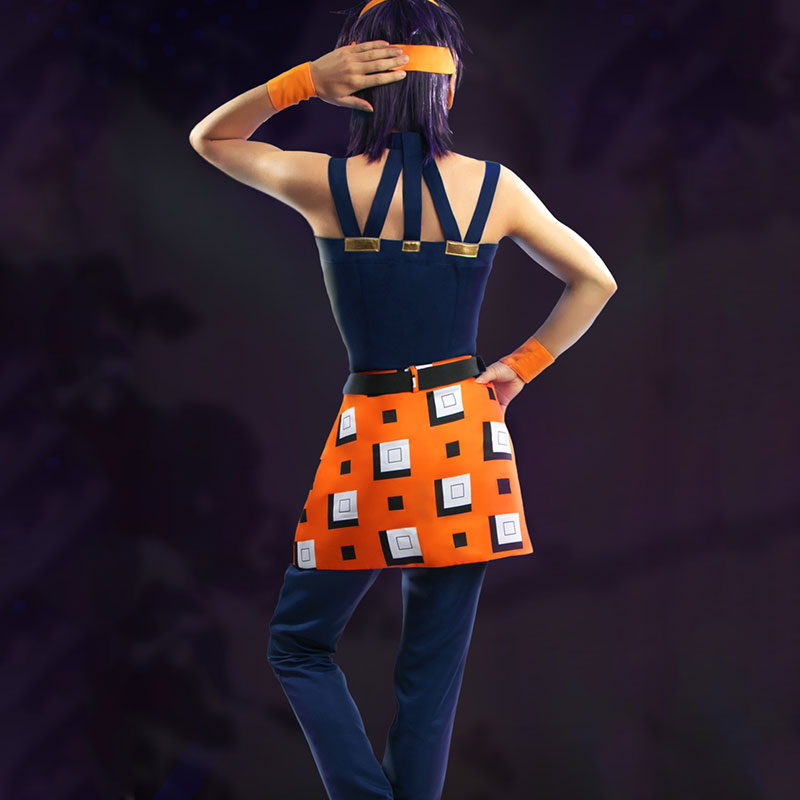 JoJo's Bizarre Adventure: Vento Aureo Golden Wind Narancia Ghirga Halloween Cosplay Costume