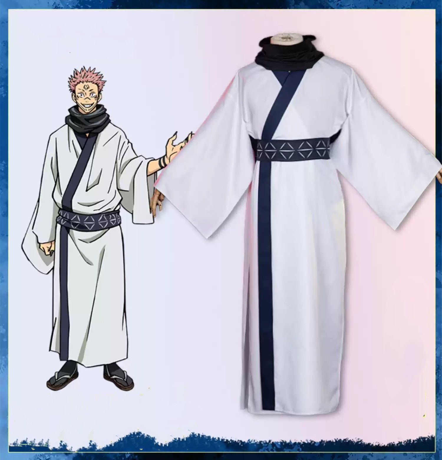 Jujutsu Kaisen Sorcery Fight Sukuna Ryomen Cosplay Costume