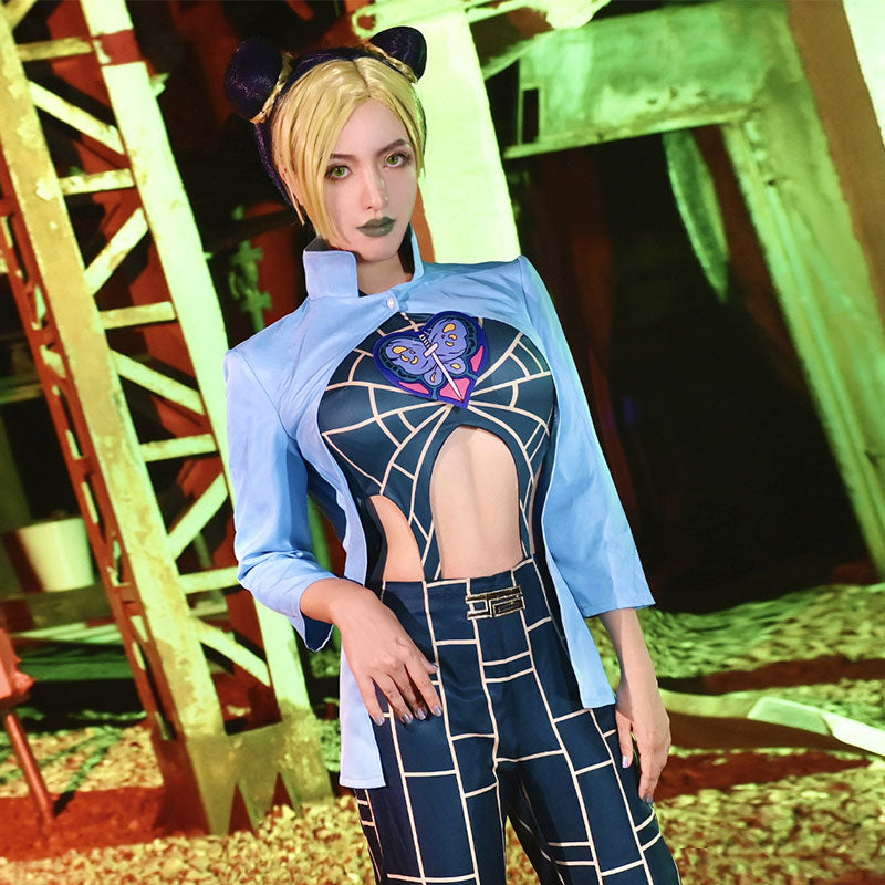JoJo's Bizarre Adventure: Stone Ocean Jolyne Cujoh Halloween Cosplay Costume