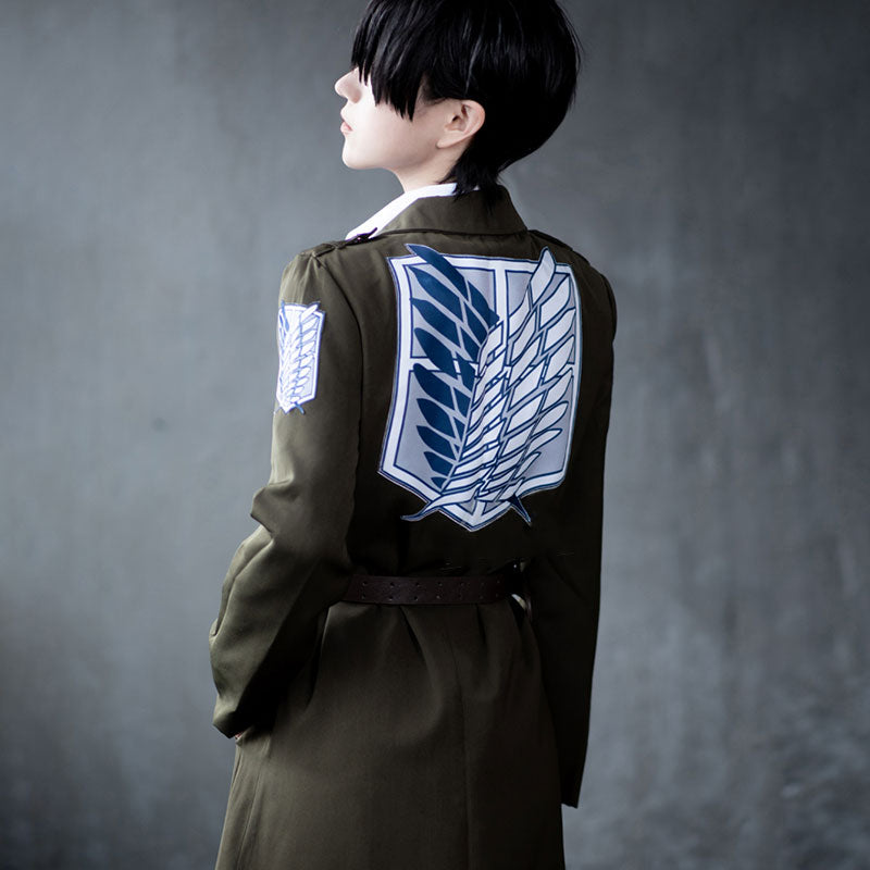 Attack On Titan Final Season Armin Arlert Levi Ackerman Survey Corps Cosplay Costume