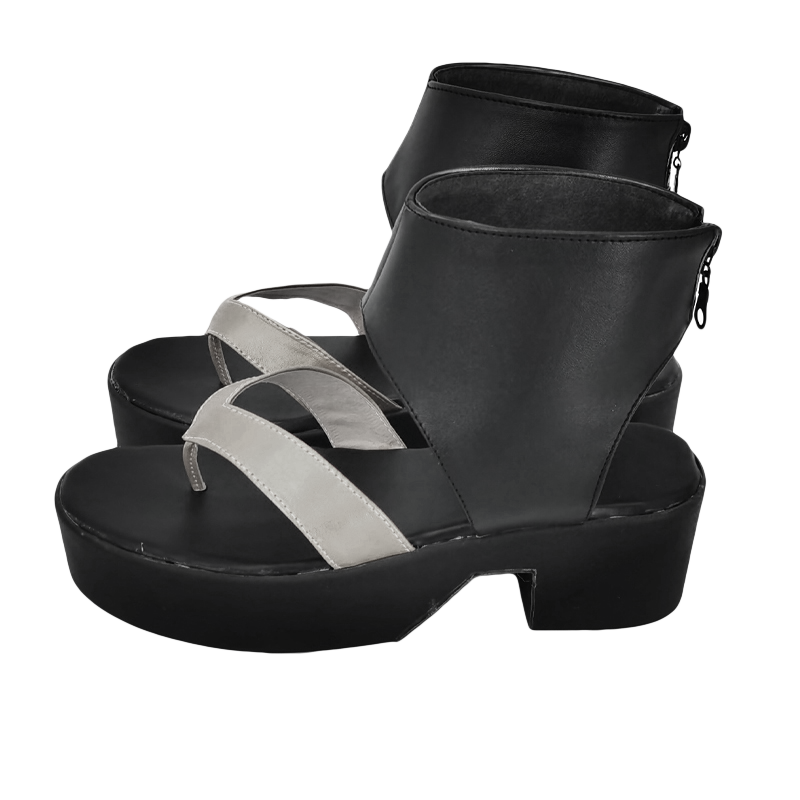 Genshin Impact Kaedehara Kazuha Black Cosplay Shoes