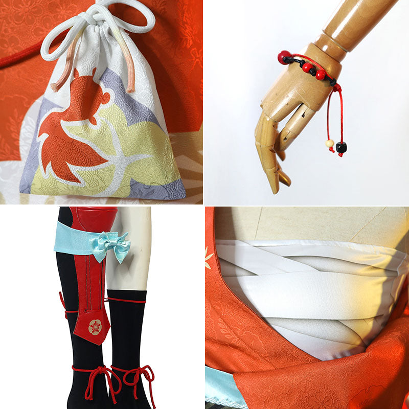 Genshin Impact Yoimiya Halloween Cosplay Costume