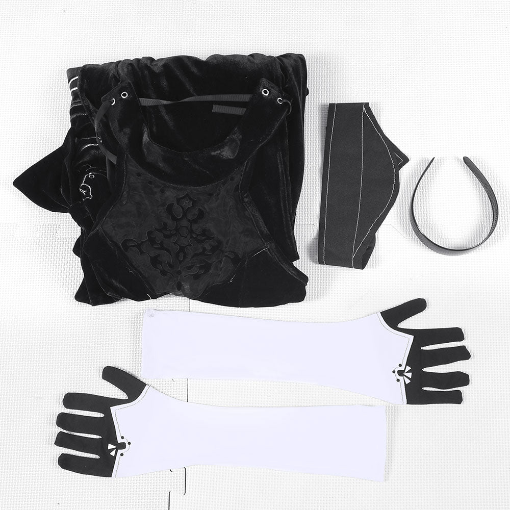 NieR: Automata 2B YoRHa No. 2 Type B Evening Dress Cosplay Costume