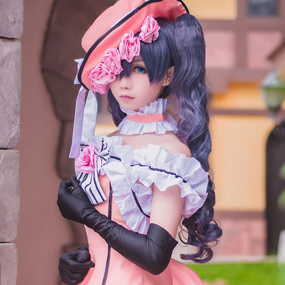 Black Butler Ciel Phantomhive Lolita Dress Halloween Cosplay Costume