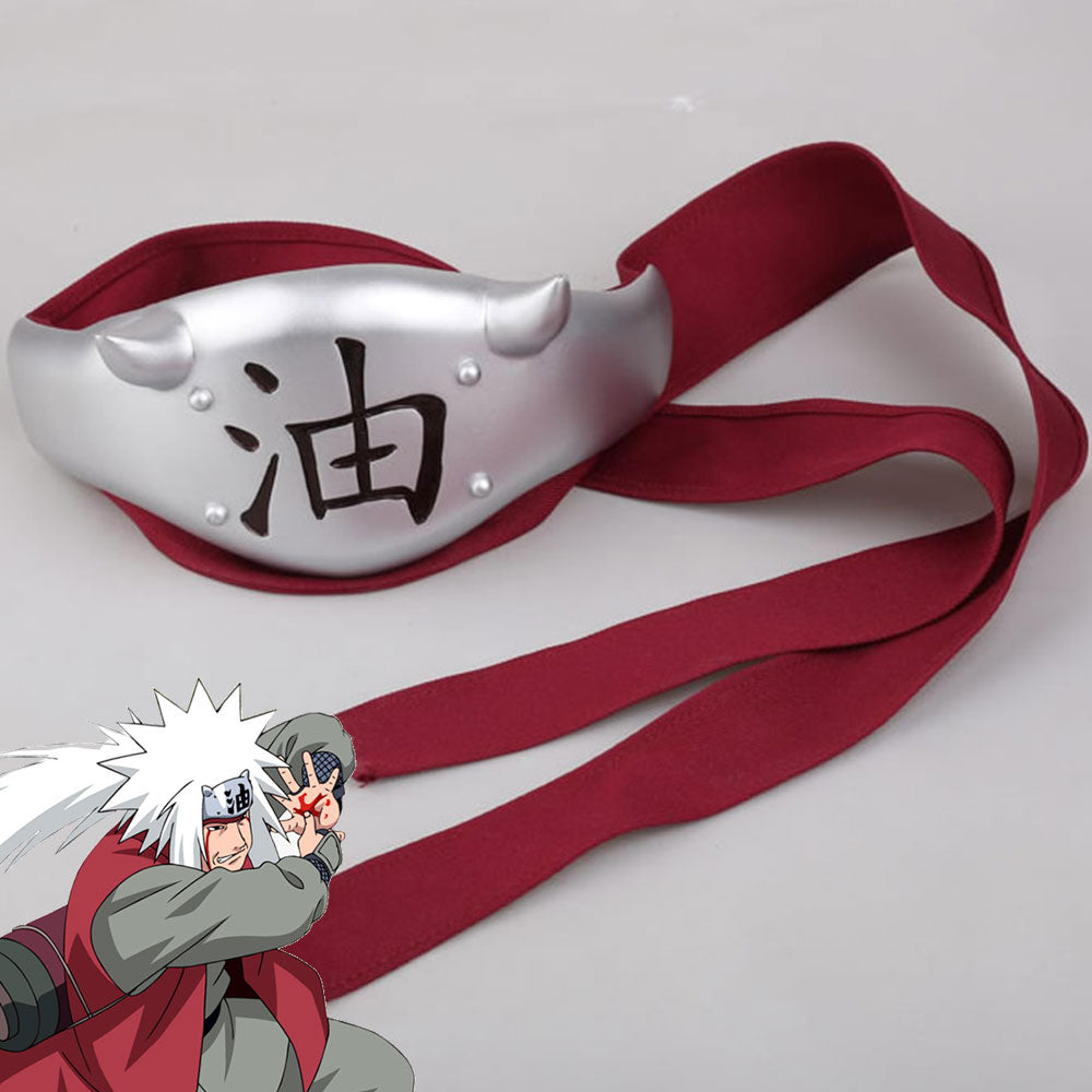 Shippuuden Jiraiya from Naruto Halloween Headwear Cosplay Accessory Prop
