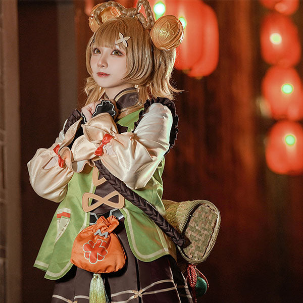 Yaoyao from Genshin Impact Halloween Cosplay Costume