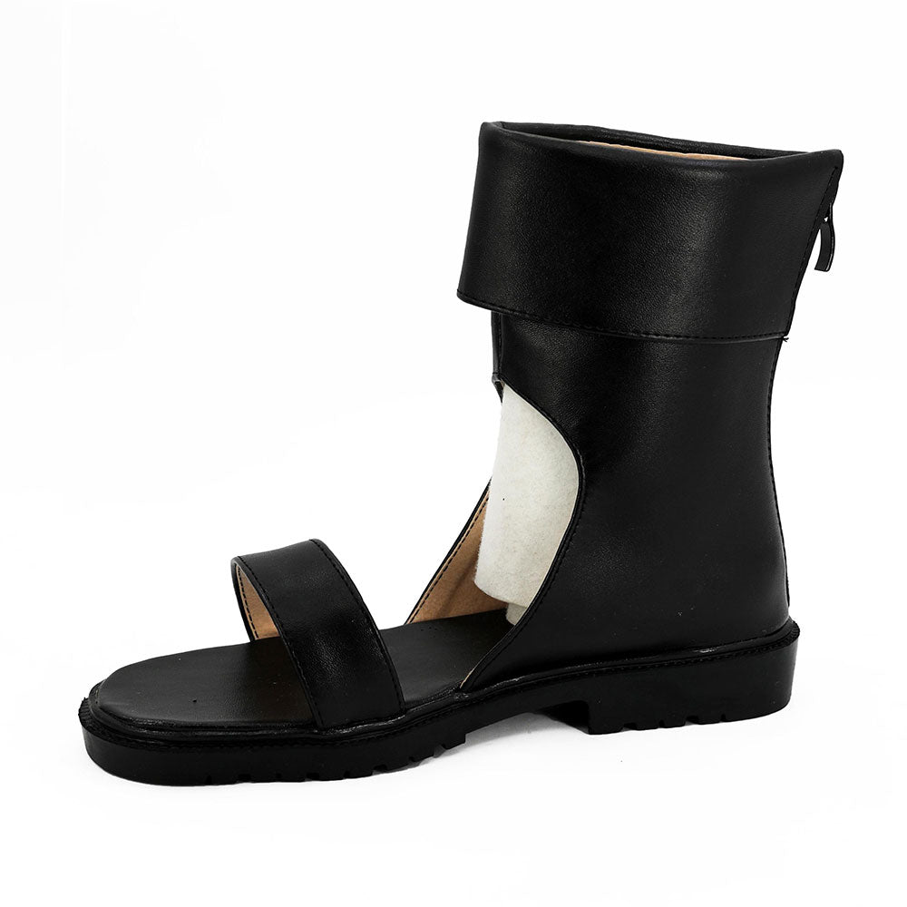 Temari from Naruto Halloween Black Cosplay Shoes