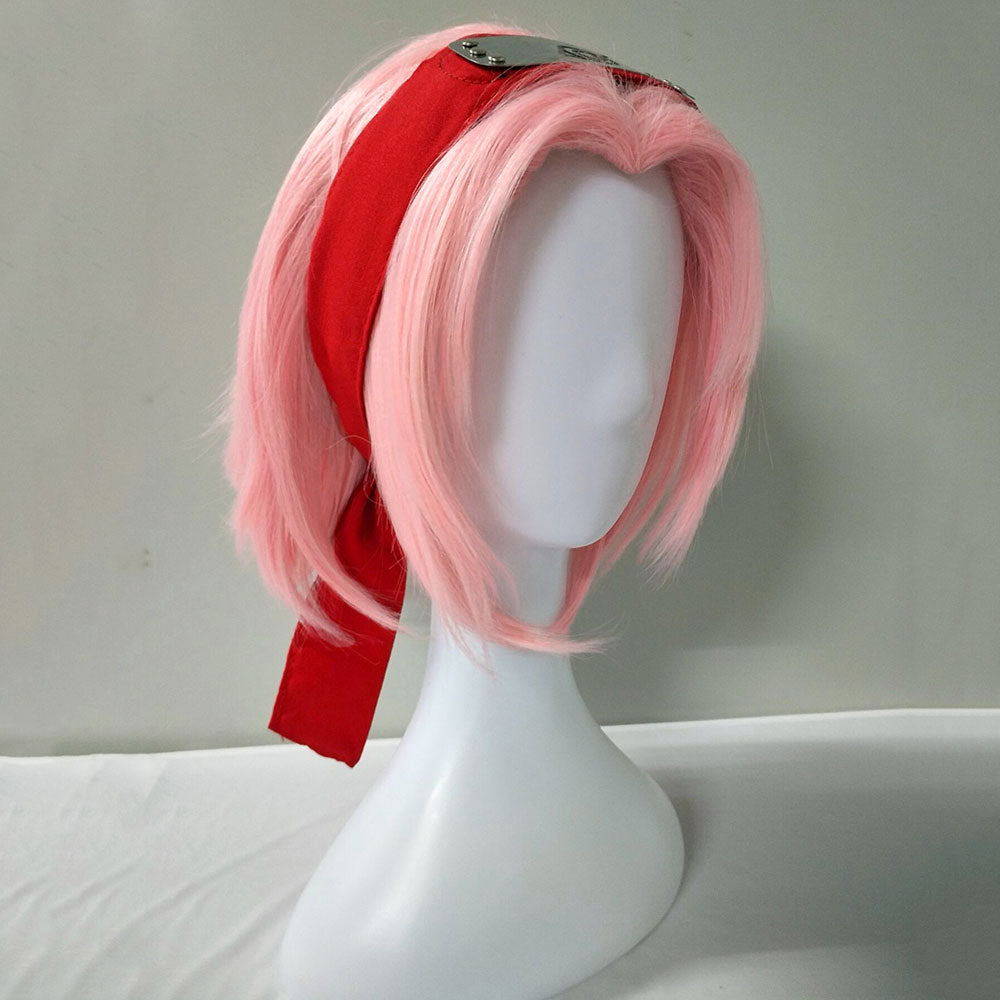 Sakura Haruno from Naruto Pink Short Cosplay Wig