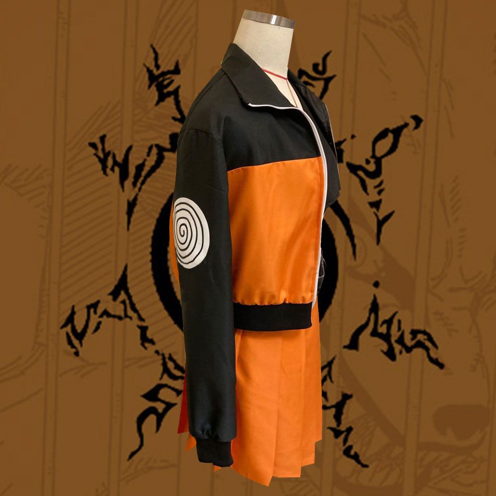 Female Naruto Uzumaki from Naruto Halloween Cosplay Costume