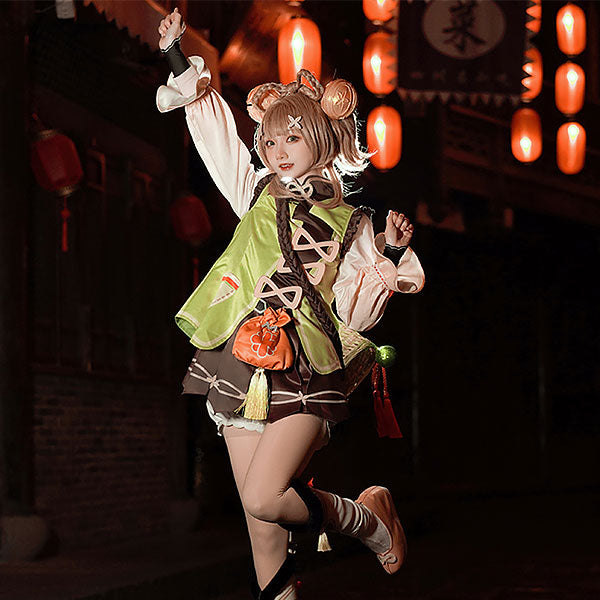 Yaoyao from Genshin Impact Halloween Cosplay Costume