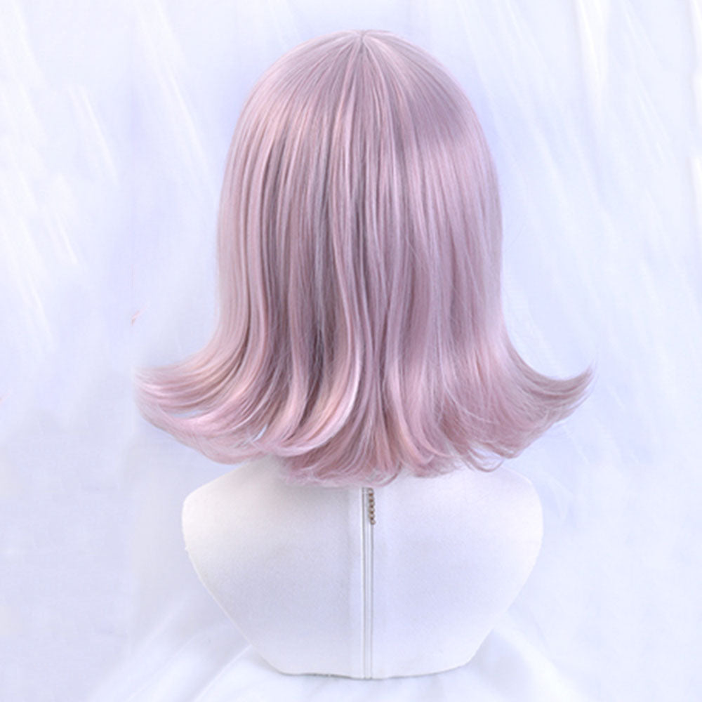 DanganRonpa Dangan Ronpa Chiaki Nanami Pink Cosplay Wig