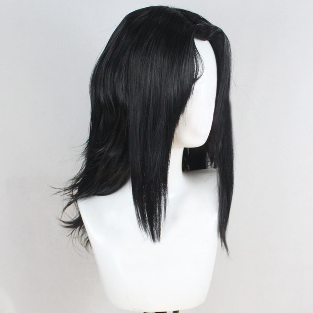 Kurenai Yuhi Sarutobi Kurenai from Naruto Halloween Black Cosplay Wig