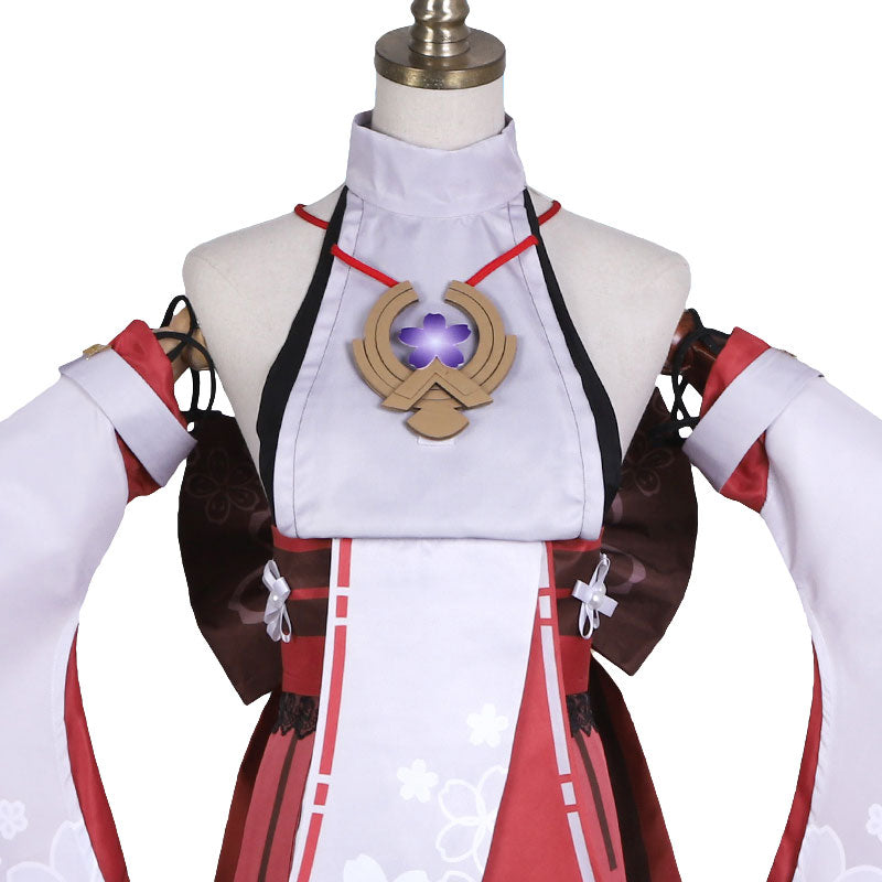 Genshin Impact Yae Miko Guuji Yae Halloween Cosplay Costume