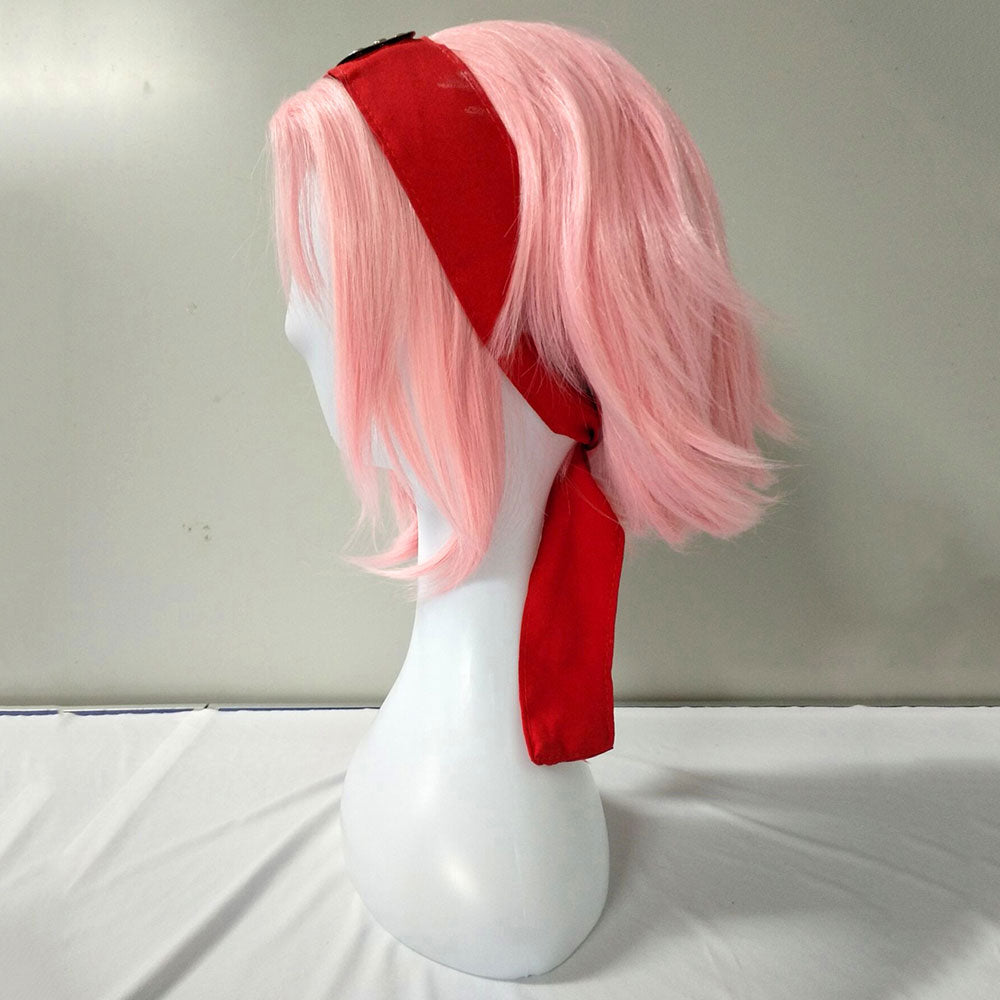 Sakura Haruno from Naruto Pink Short Cosplay Wig