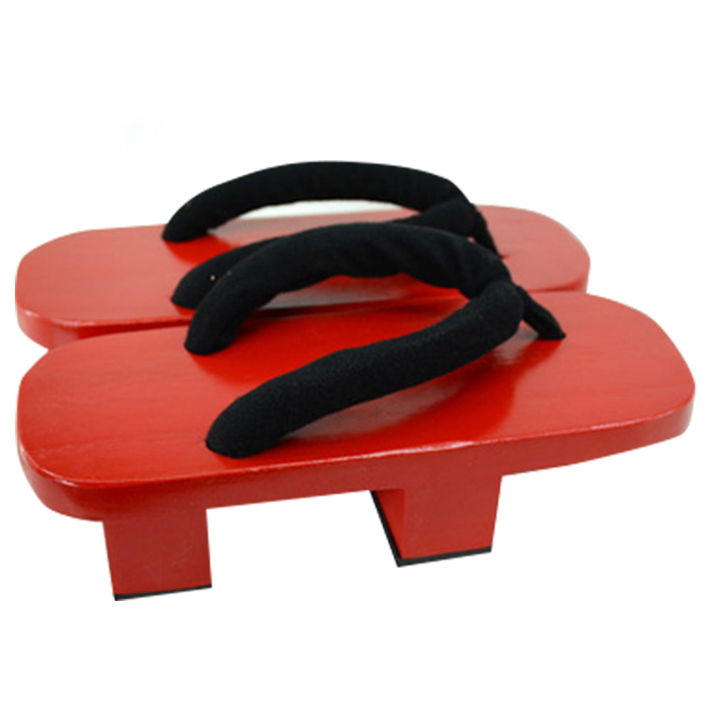 Shippuuden Jiraiya from Naruto Halloween Red Cosplay Shoes
