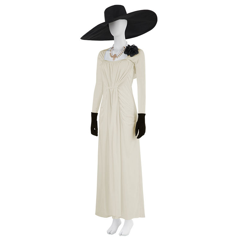 Resident Evil 8 Village Alcina Dimitrescu Vampire Lady Dimitrescu Halloween Cosplay Costume