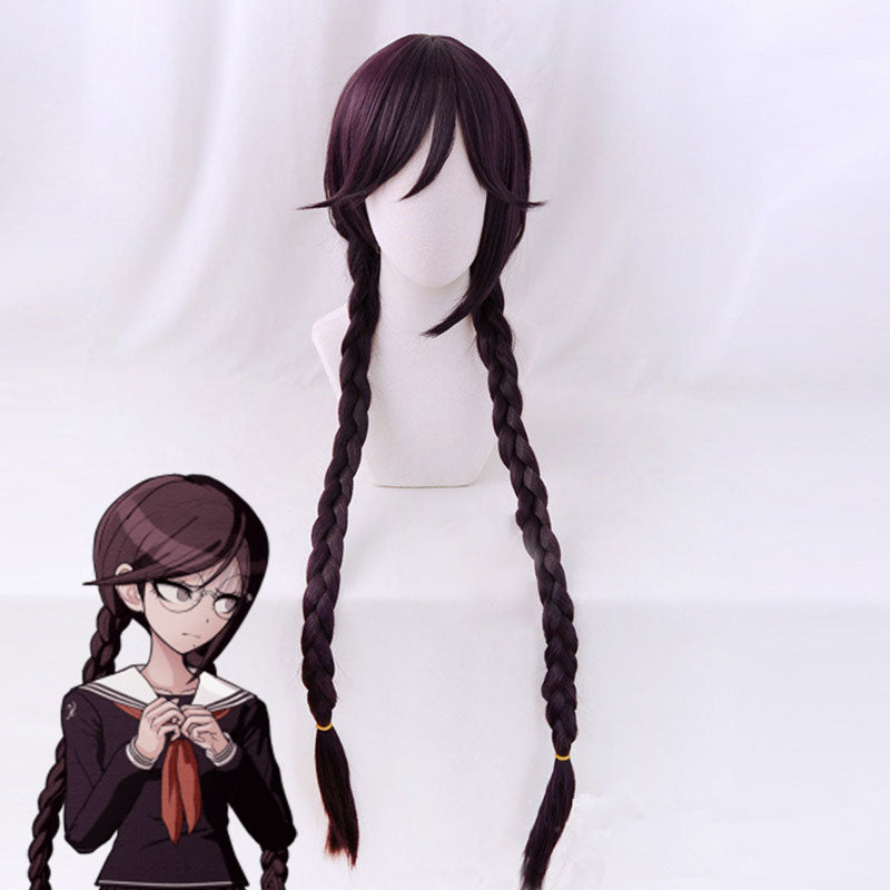 DanganRonpa Dangan Ronpa Touko Fukawa Deep Purple Cosplay Wig