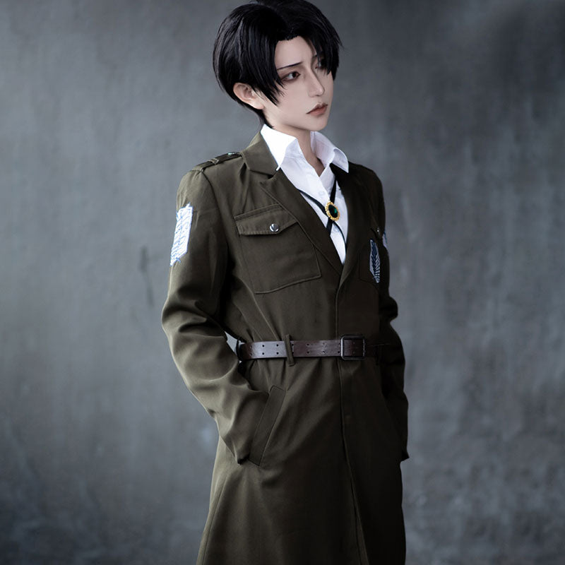 Attack On Titan Final Season Armin Arlert Levi Ackerman Survey Corps Cosplay Costume
