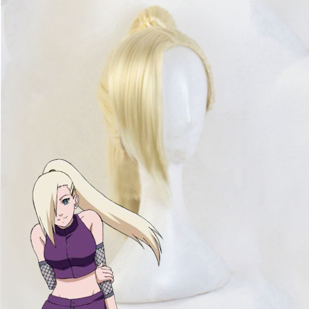 Ino Yamanaka from Naruto Halloween Golden Cosplay Wig