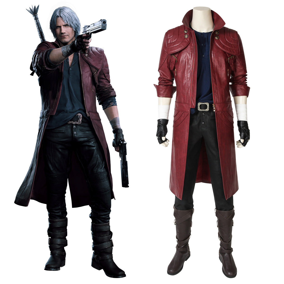 Devil May Cry 5 DMC 5 Dante Cosplay Costume