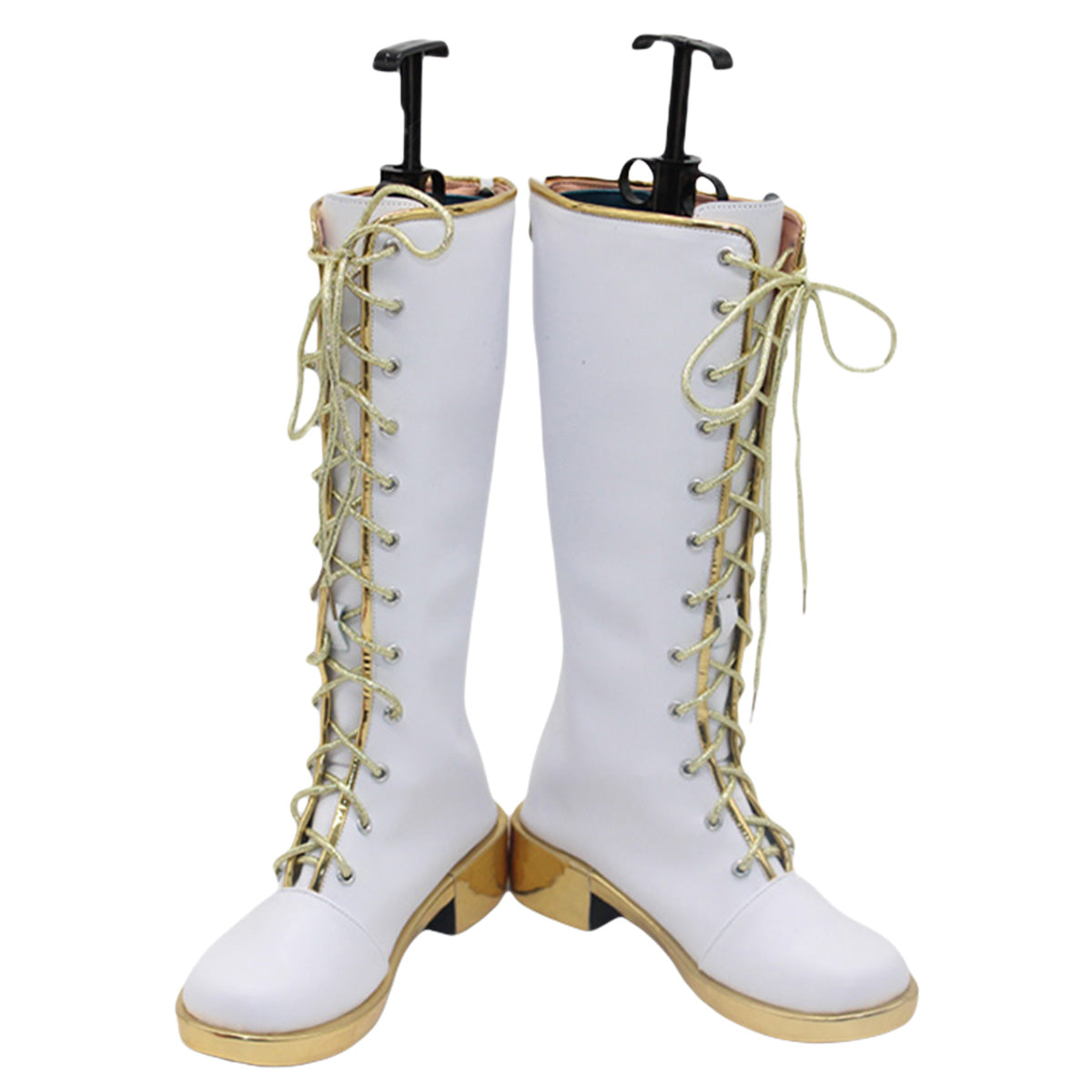 Kpop Demon Hunters What It Sounds Like Rumi White Shoes Cosplay Boots