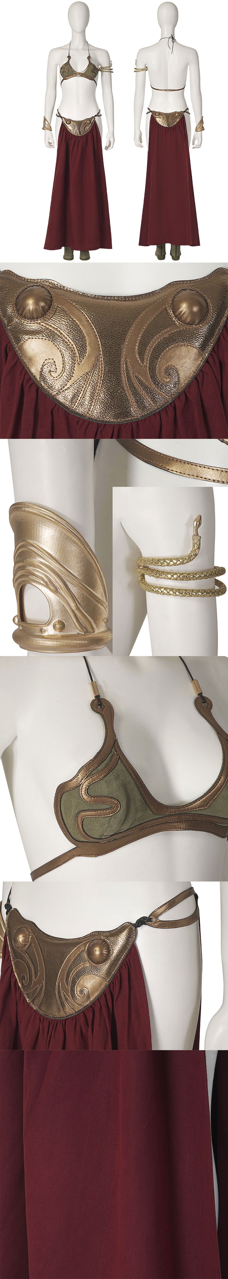 Star Wars Princess Leia Slave Girl Cosplay Costume