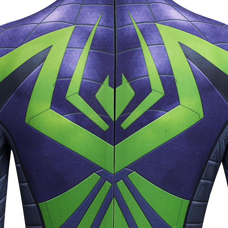 Spider-Man 2 Miles Morales Purple Reign Jumpsuit Cosplay Costumes