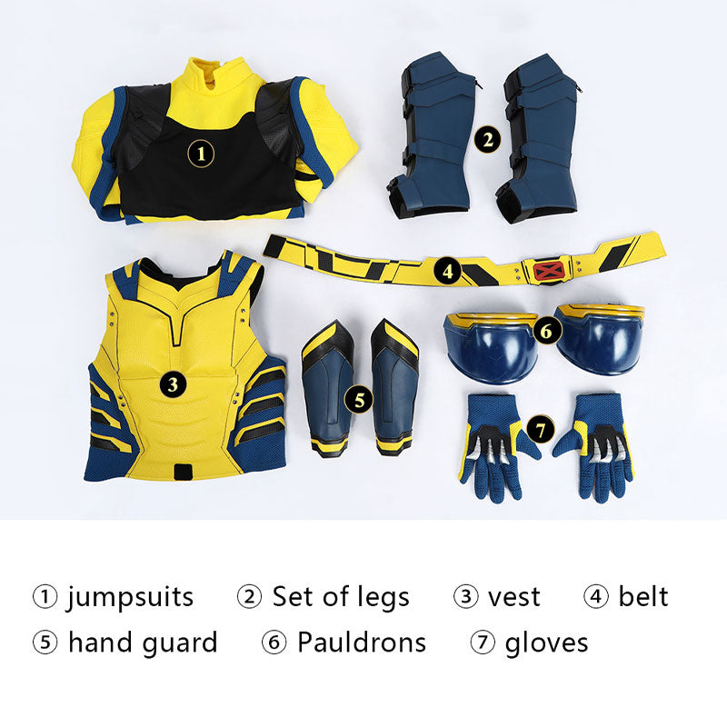 Deadpool 3 Wolverine Kids Cosplay Costume