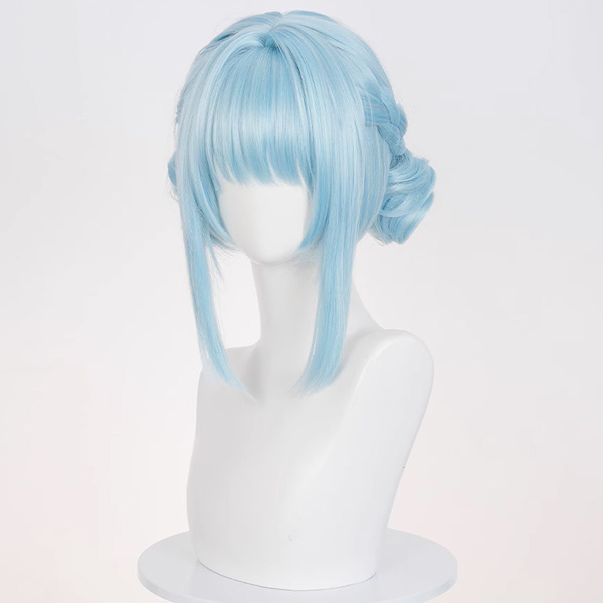 Genshin Impact Ineffa Blue Cosplay Wig