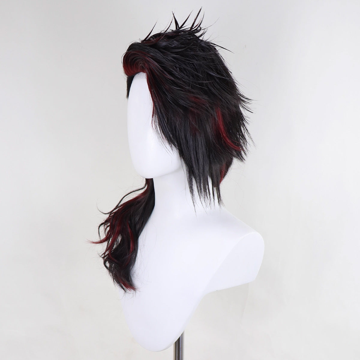 Baldur's Gate III BG3 Karlach Black Red Cosplay Wig