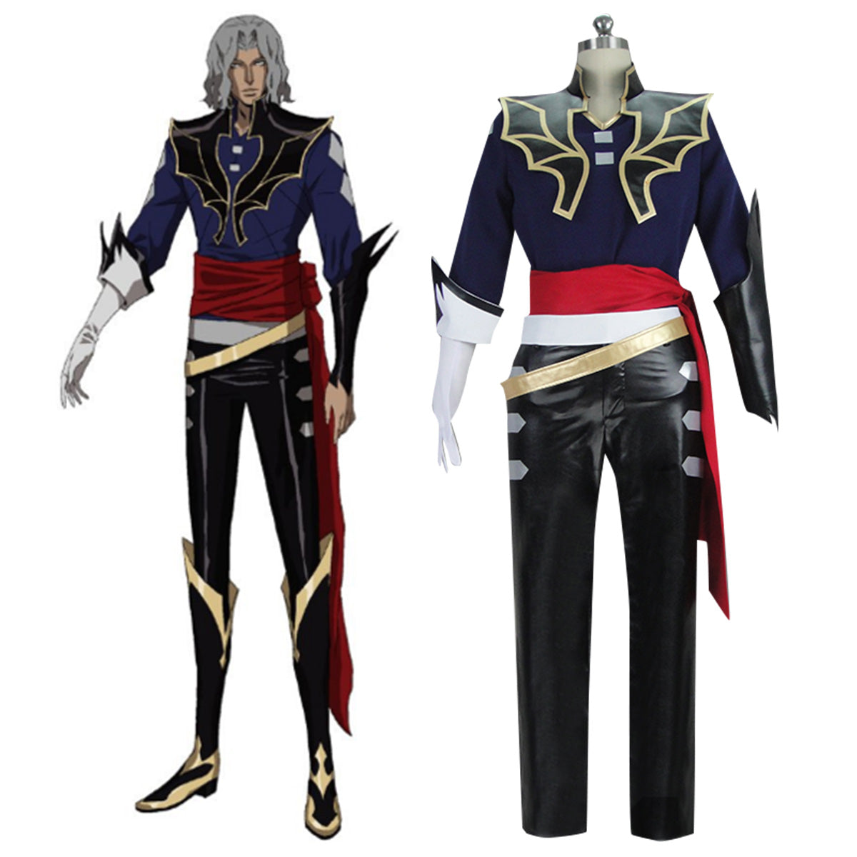 Castlevania Season 2 2018 Anime Hector Cosplay Costume
